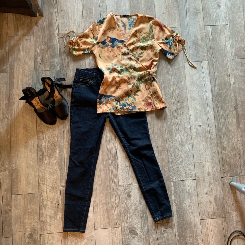 Wrap blouse